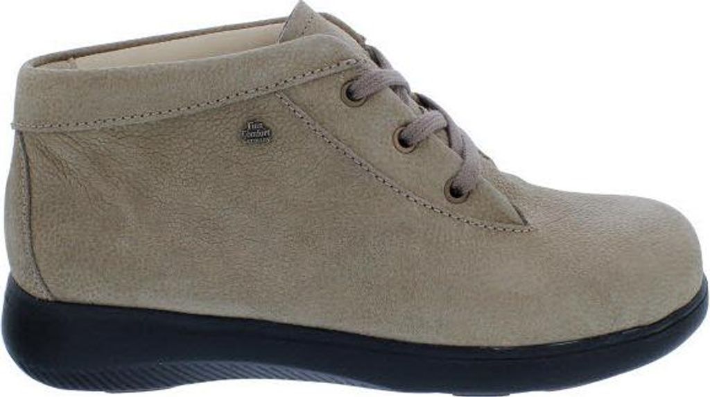Finn Comfort Spa Kurzstiefel 2867-834032, Nubukleder, Camel - Beige, Fashion Line, Wechselfußbett 37