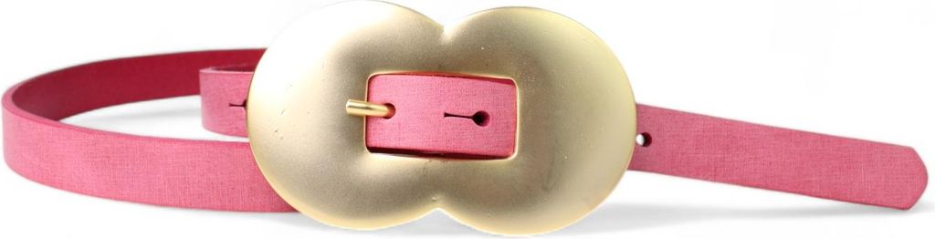 FRONHOFER exklusiver Gürtel Damen 2 cm, Vollleder, opulente Schnalle, gold