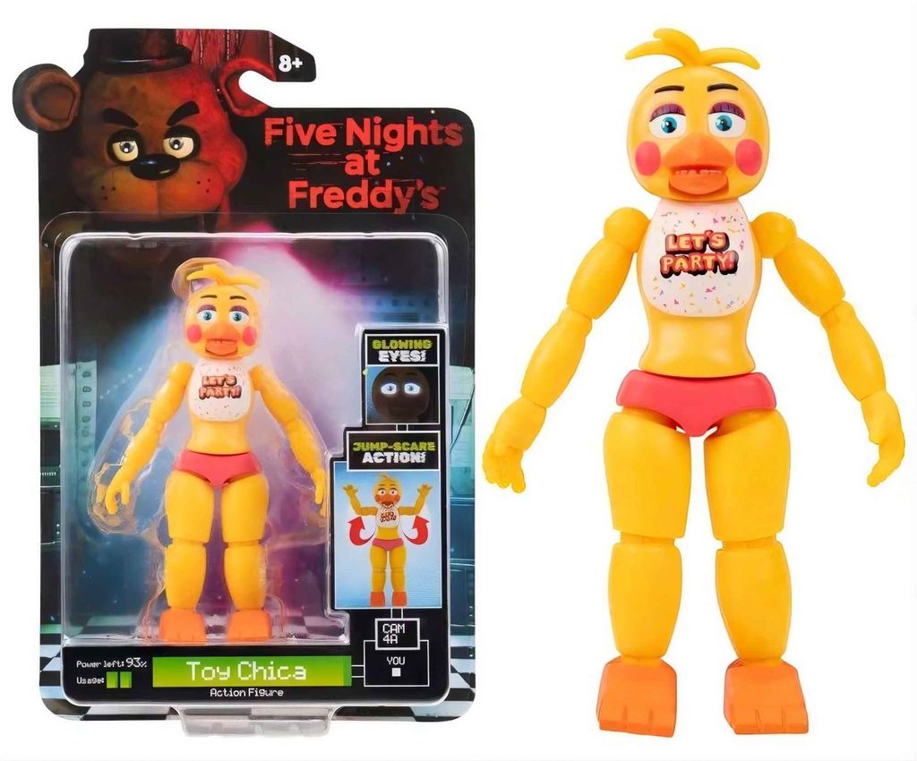 Figurka Toy Chica z gry FNAF, modele FNF0001 i FNF0101 Zdjęcie produktu 
