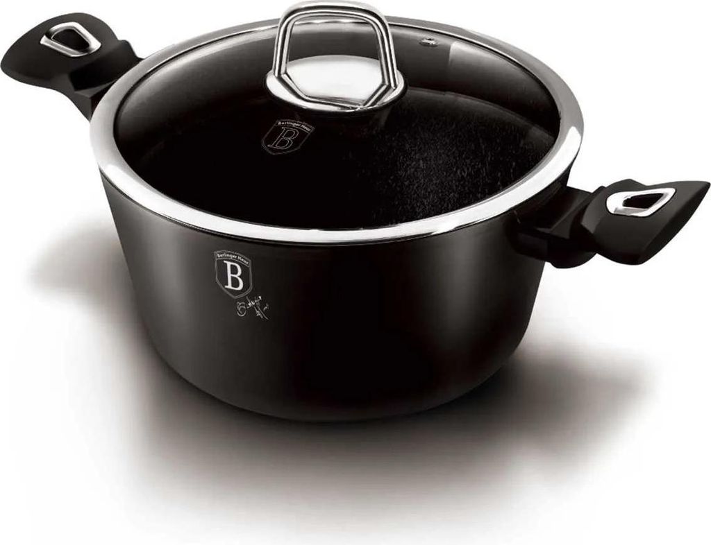 Berlinger Haus Casserole en Granit BH-1851 20 cm Noir Image du produit 