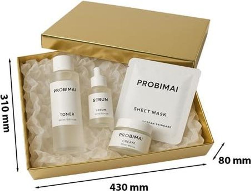 Laminierte Geschenkbox 430 x 310 x 80 Zloty Produktbild 