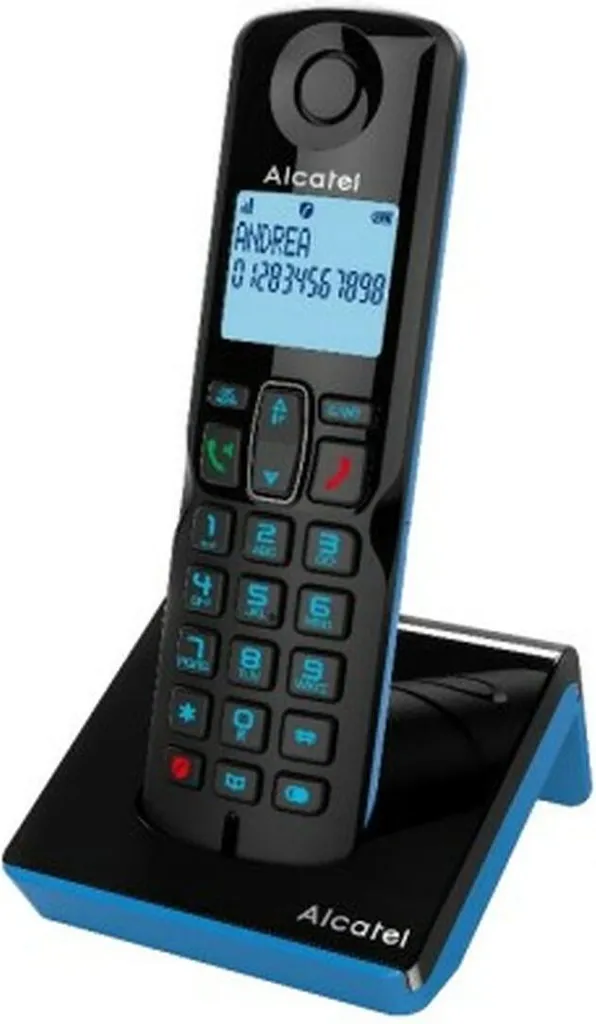 Téléphone Fixe Sans Fil DECT Alcatel S280 avec Écran Rétroéclairé