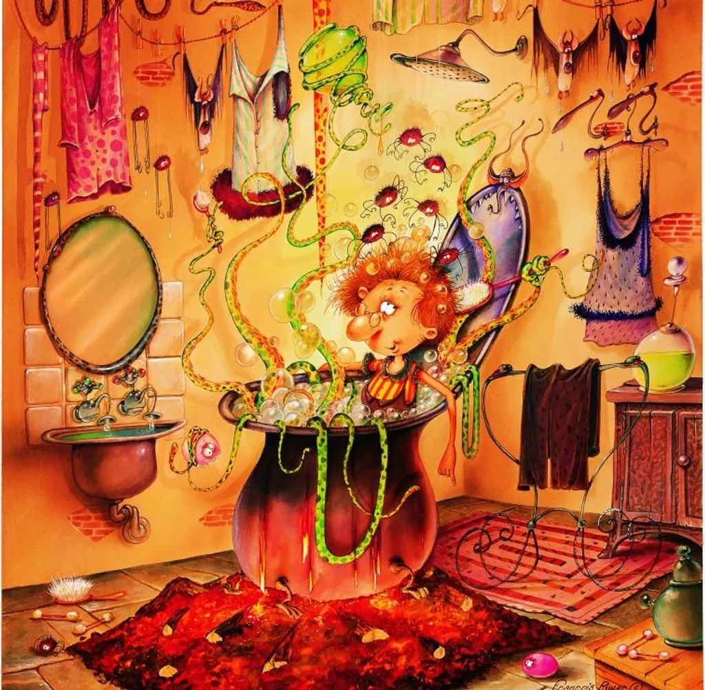 Puzzle 1000 pièces pour adultes La sorcière François Ruyer par Grafika