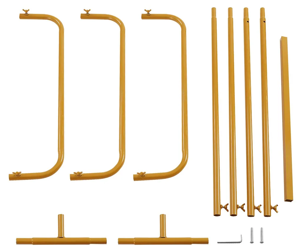 Structure dorée 150x81 cm pour plan de table et décoration de fête - 5