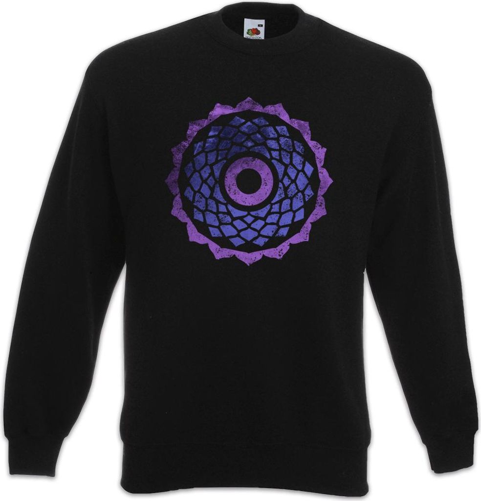 Urban Backwoods Chakra Sahasrara, Sweatshirt, Farbe: Schwarz, Größe: S