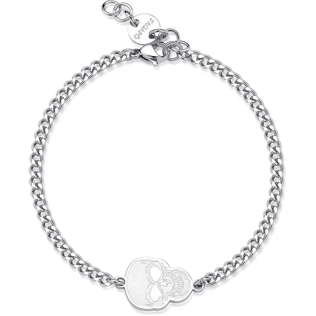 Regalo Uomo: Bracciale Sagapò Rebel Collezione Argento e Acciaio