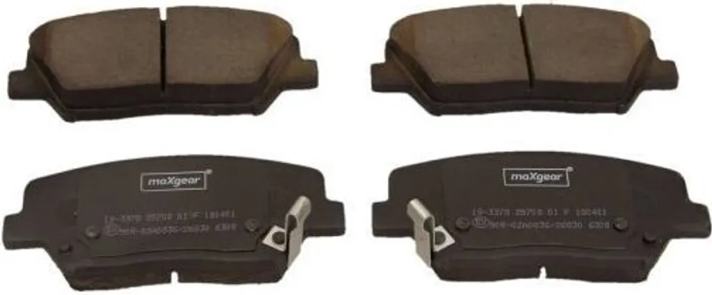 Plaquettes de frein avant MAXGEAR 19-3378 pour Nexo et Santa Fe III