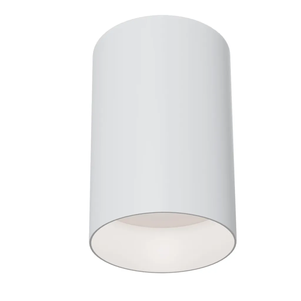 Plafoniera Alluminio Bianco 8,5 cm - Supporto LED Alta Qualità