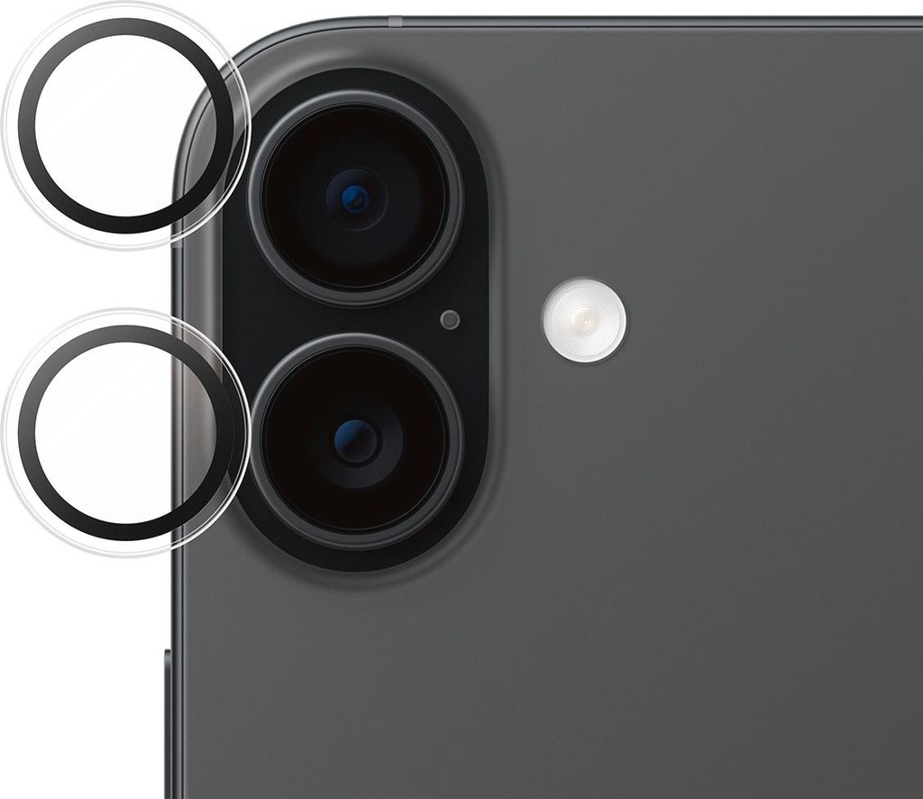 Panzer Glass, Kameralinse Schutz iPhone 17 kratzfest extrem widerstandsfähig, Transparentes Schwarz