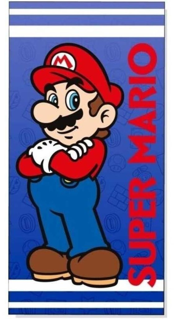 Super Mario Handtuch Strand Badetuch 70x140cm