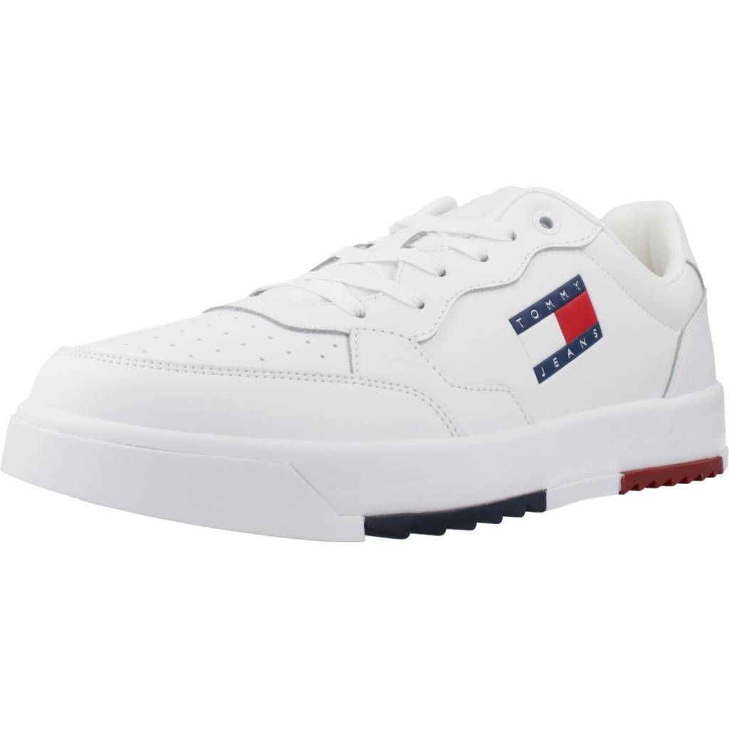 Weißer Sportschuh für Herren – Stilvoll mit Schnürsenkeln & Produktbild 