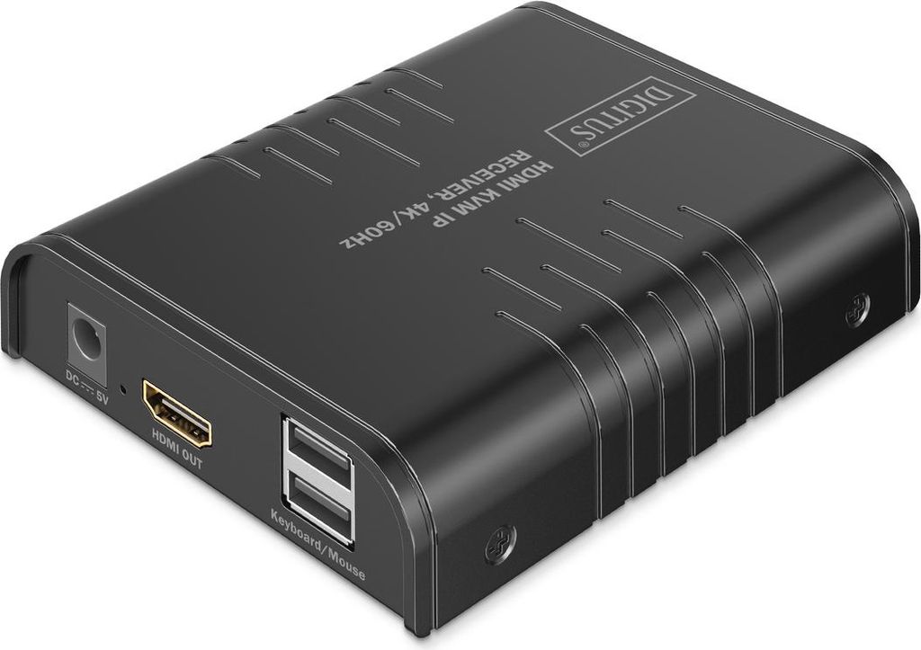 DIGITUS HDMI KVM IP Receiver, 4K/60Hz