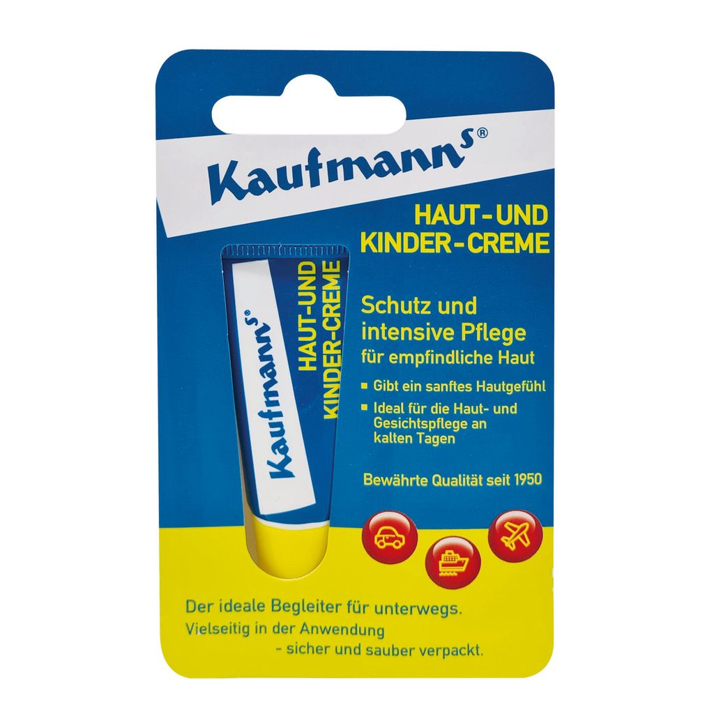Kaufmanns Haut- und Kinder-Creme, 10 ml Creme Produktbild 
