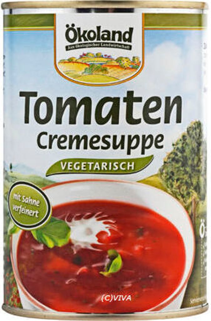 ÖKOLAND Tomaten-Cremesuppe vegetarisch - 400g Produktbild 