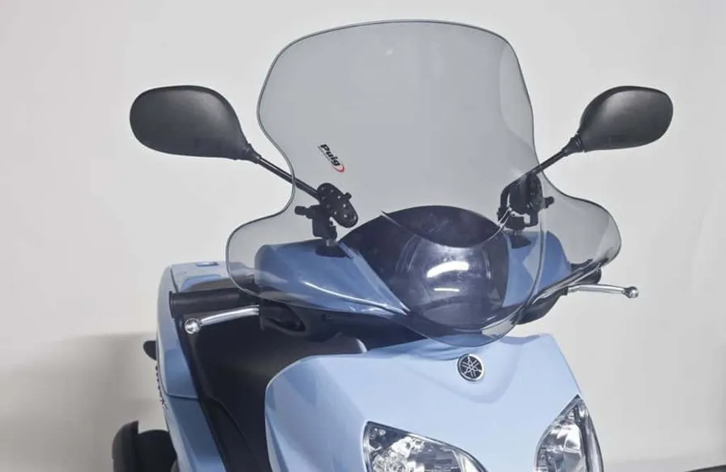 Pare-brise moto PUIG City Touring pour Yamaha fumé clair de qualité