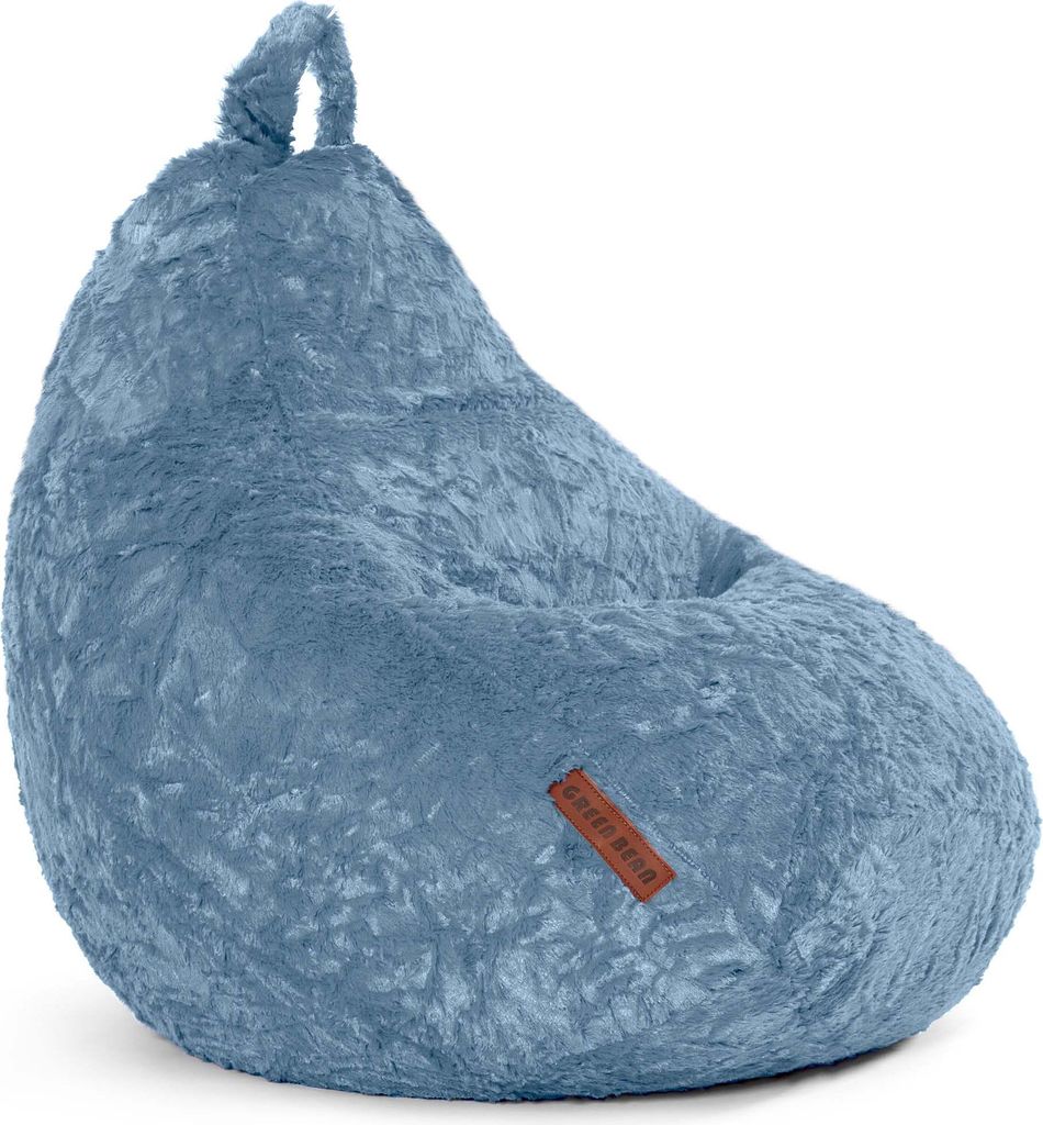 Green Bean® Plüsch Sitzsack 60x45x45cm - Indoor Sitzkissen Produktbild 