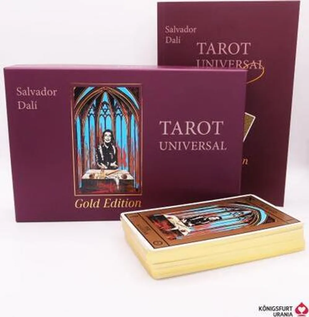 Tarot Salvador Dali Universel : Cartes Illustrées aux Bords Dorés