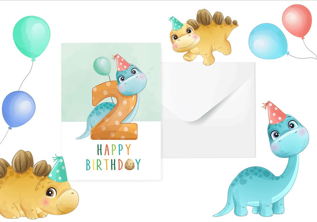Olivia Samuel 8. Geburtstagskarte Mit Dino – A5, Glänzend, Mit Umschlag, Für Neffen