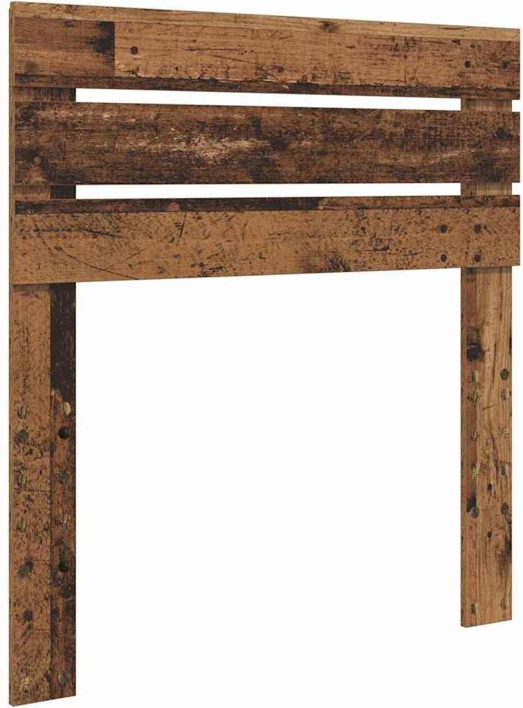 vidaXL Kopfteil mit Kopfteil Altholz 100 cm Holzwerkstoff