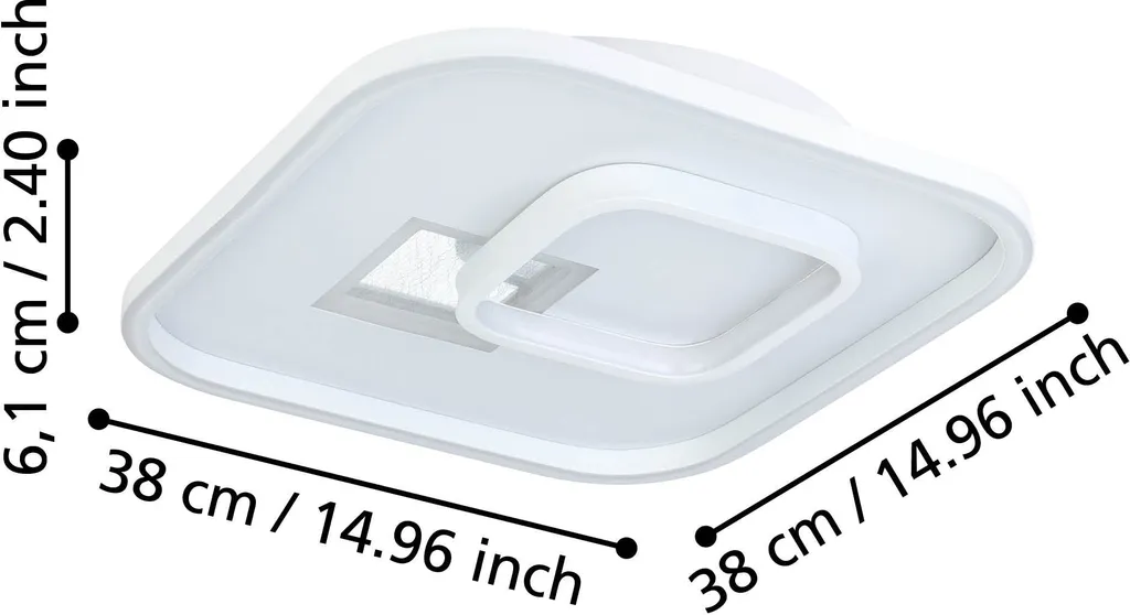 Applique Murale TIRIOLO Extra-Plate 6cm Éclairage Argent et Blanc - 3