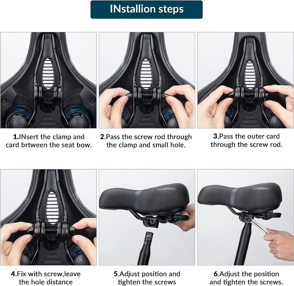 ROCKBROS Fahrradsattel Ergonomisch Breit Fahrradsitz Produktbild 7
