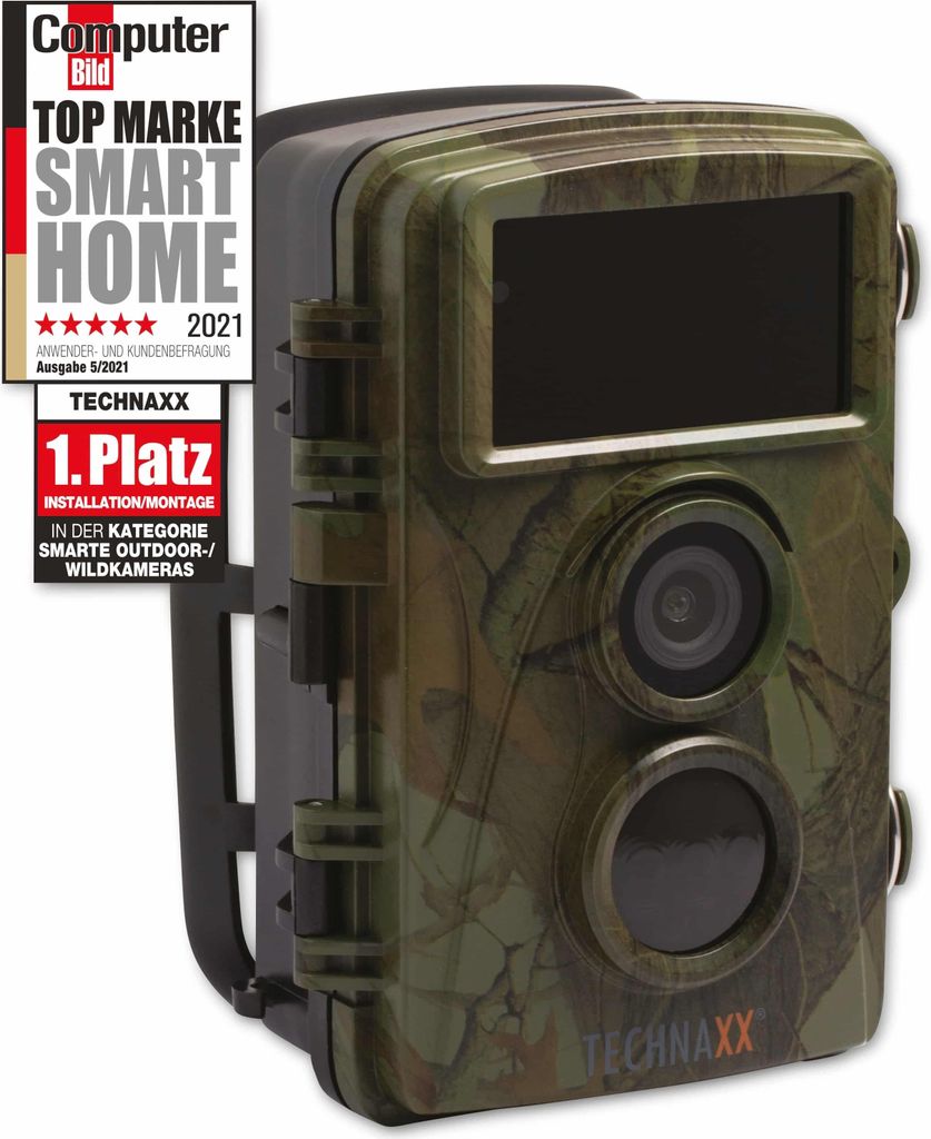 Technaxx TX-160, 8 MP, CMOS, 3840 x 2160 Pixel, 25,4 / 3,2 mm (1 / 3.2"), 110°, 3840 x 2160 Pixel