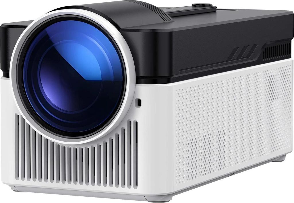 HY450 - Ultra Kurzdistanz Beamer - 1080p Full HD mit 8K Unterstützung - 900 ANSI Lumen - WiFi 6 & Bluetooth 5.4 - Android Smart Projektor - Sprach...