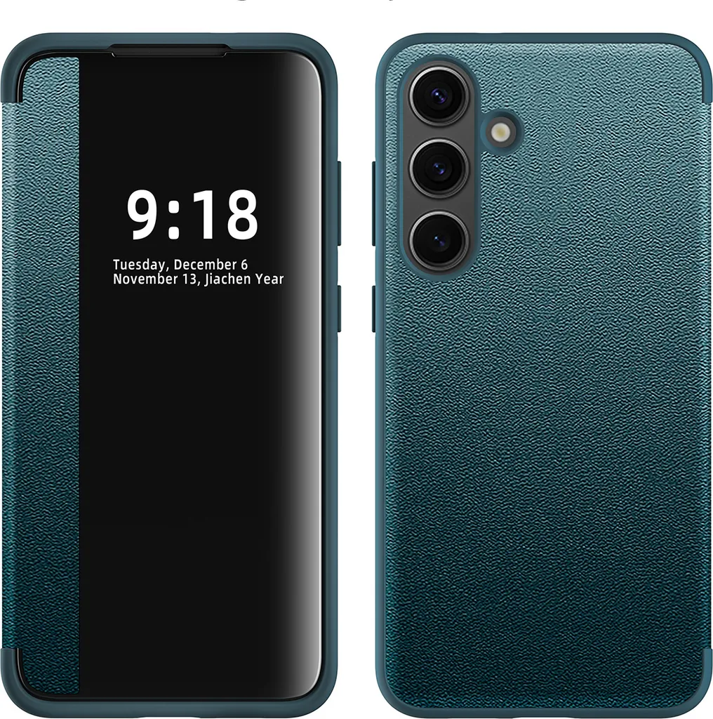 Cover Smart View Specchio Samsung S25+ Plus 5G - Design Verde