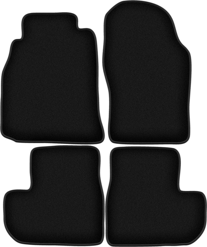 Wielganizator Velours-Autoteppiche – passend für Infiniti G35 CP (Limousine, Coupé, Bj. 2002-2006) – schwarz, passgenau, mit Befestigungen s...
