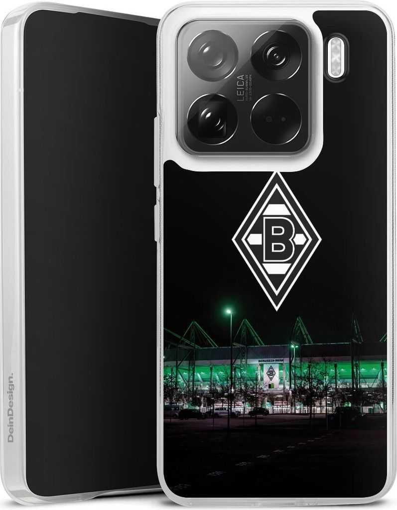 DeinDesign Handyhülle für Xiaomi 15 5G Silikon Hülle Case Smartphone Schutzhülle Borussia Mönchengladbach Offizielles Lizenzprodukt Stadion