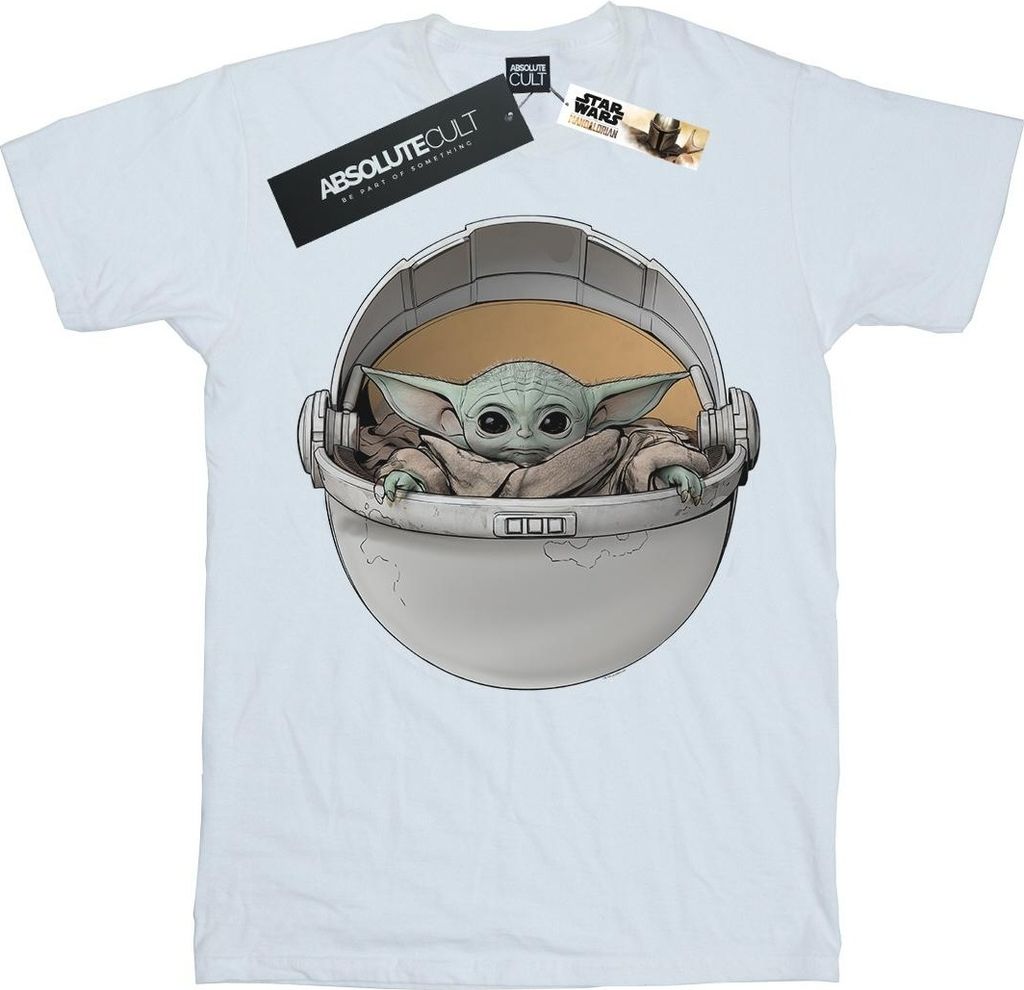 Star Wars - "The Mandalorian The Child" T-Shirt für Mädchen BI38987 (116) (Weiß)