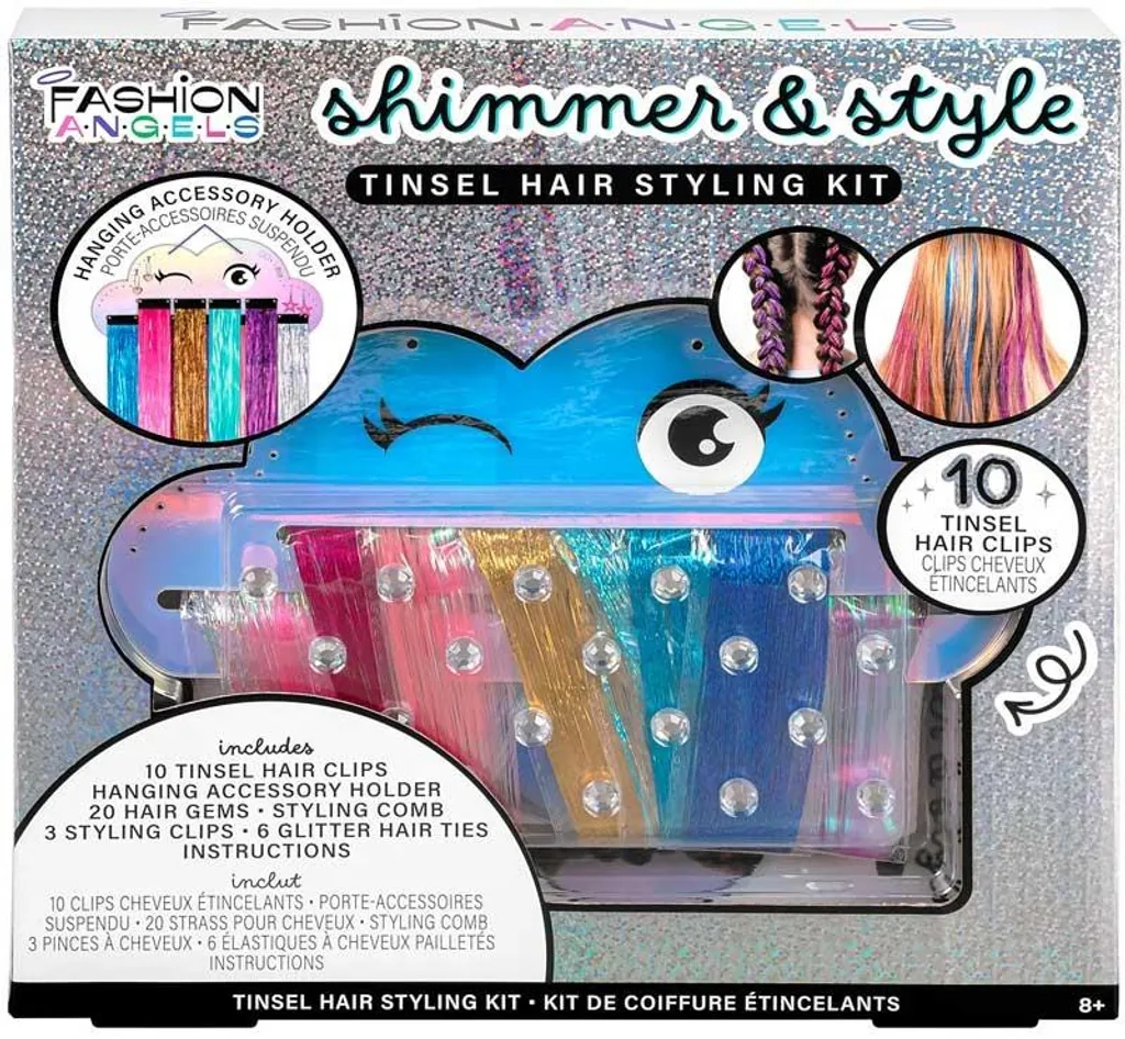 Kit Tinsel Éclat et Style : Brillance Cheveux sans Coloration Chimique