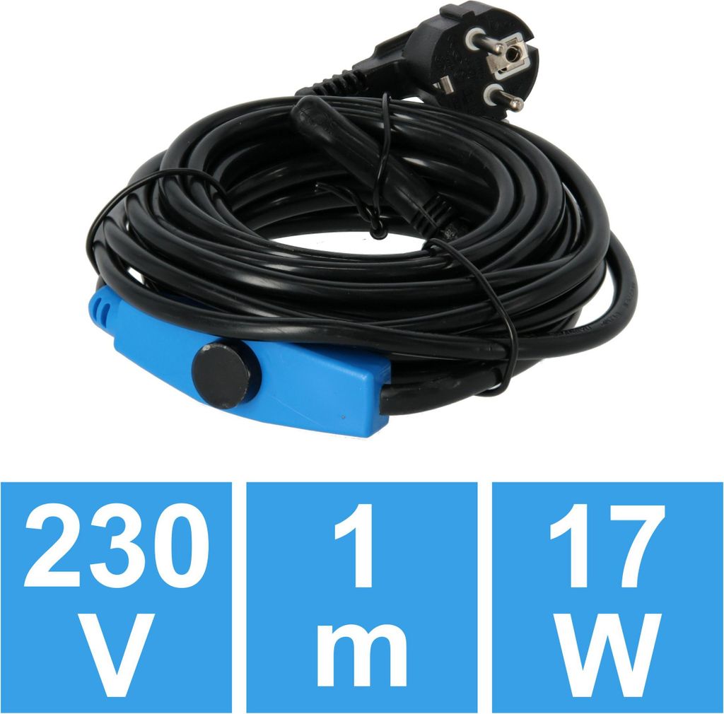 Frostsafe Heizkabel 1m 17 Watt