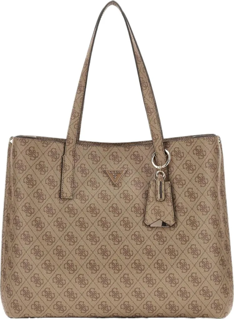 Sac cabas bandoulière GUESS Meridian II Latte - Grand sac à main femme