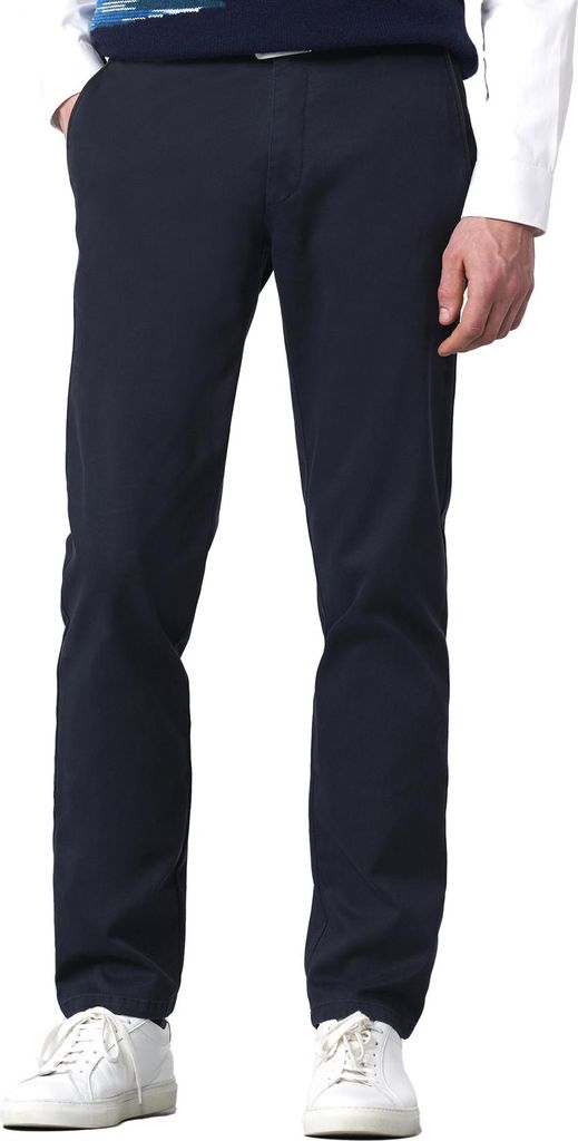 Meyer New York Baumwollhose dunkelblau