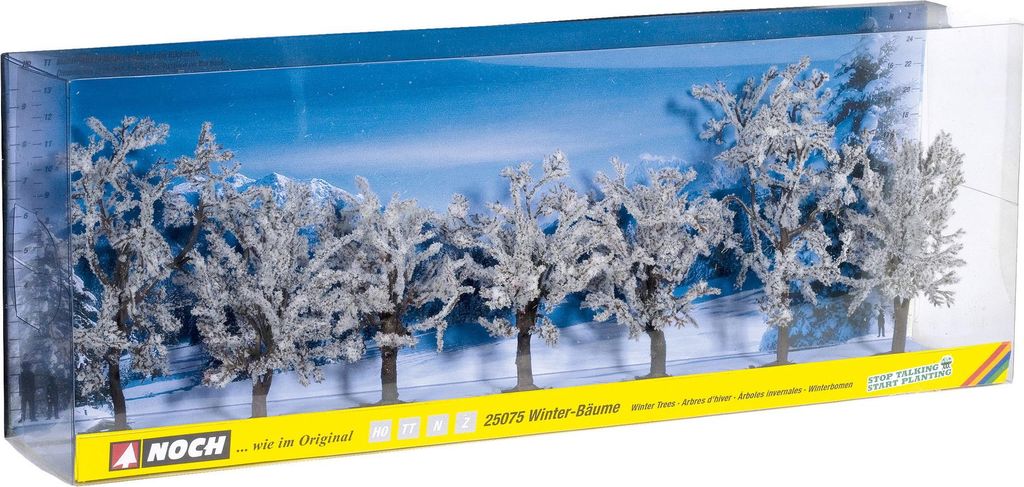 NOCH Winterbäume, Braun, Weiß, 7 Stück(e) Produktbild 