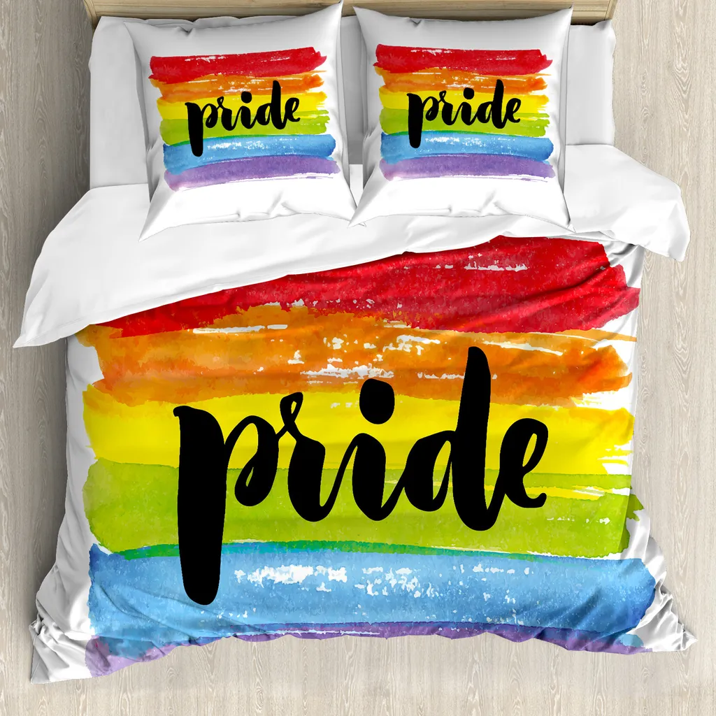 Copripiumino ABAKUHAUS LGBT 200x200: Comfort Antiacaro Multicolore