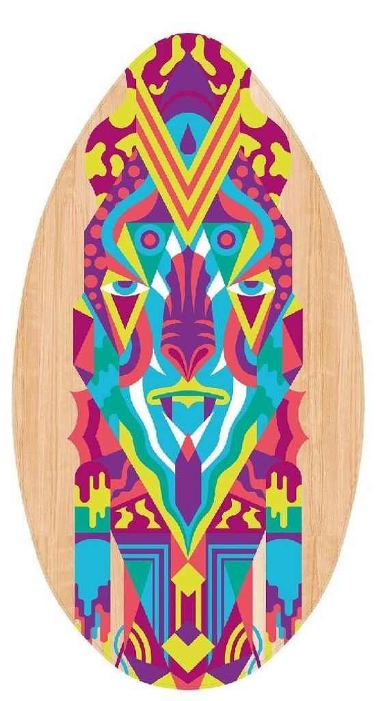 SportX Houten Skimboard Inca 94 cm Image du produit 