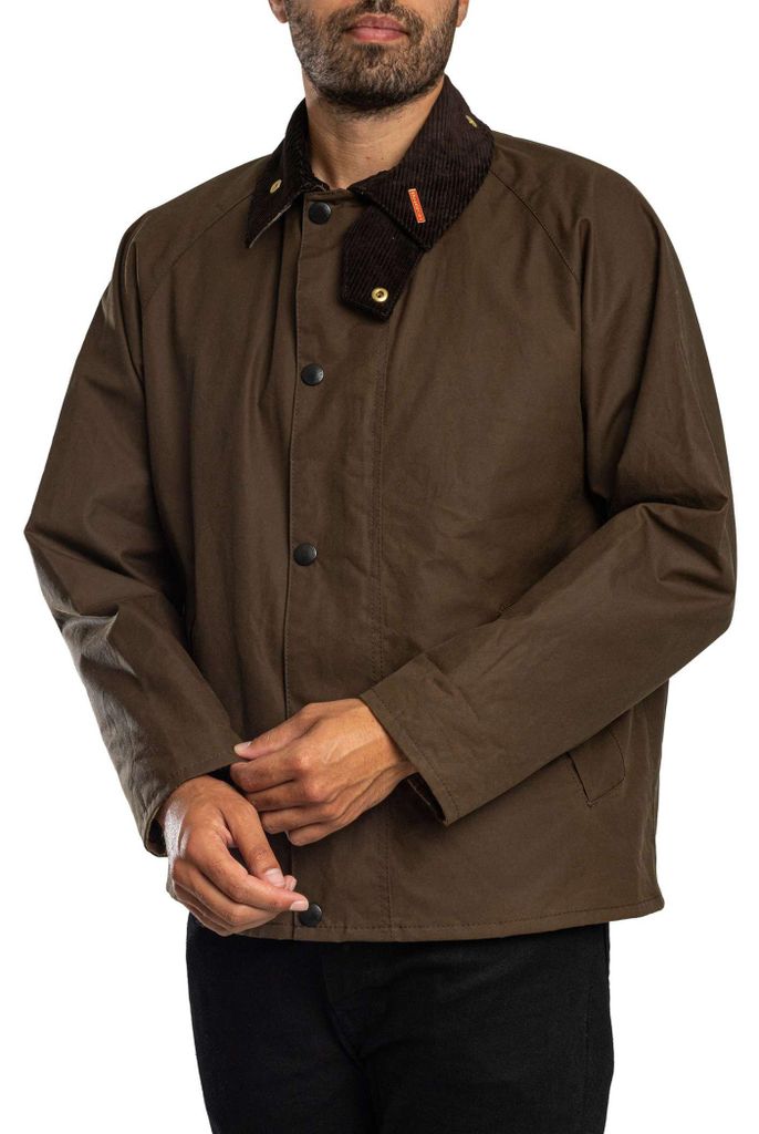 Barbour Icons Transport Wachsjacke, Braun M Produktbild 