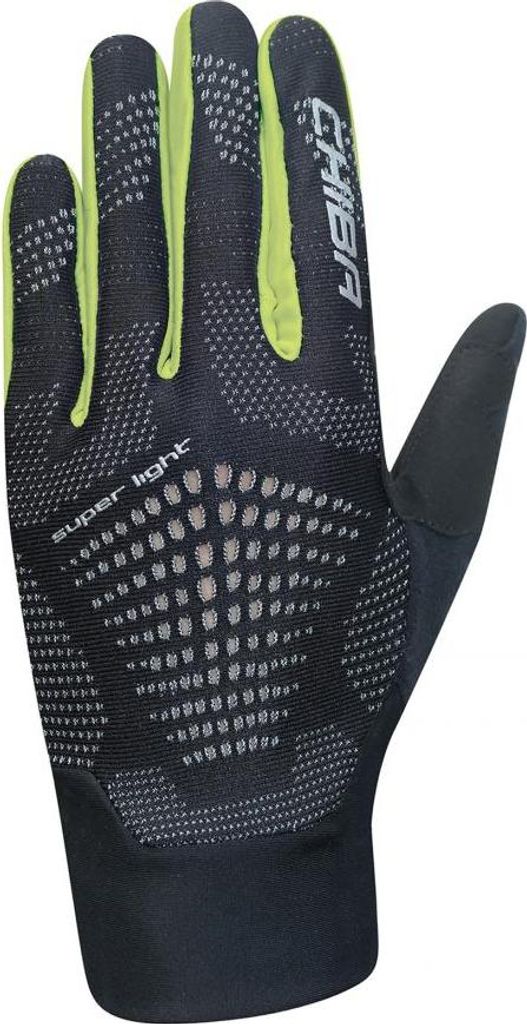 CHIBA Superlight - Radhandschuhe XXL schwarz/neongelb, leicht & atmungsaktiv