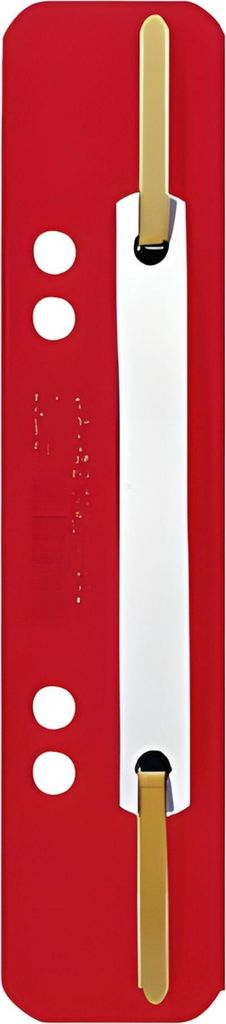 25 Heftstreifen PP rot Leitz 3710 Produktbild 