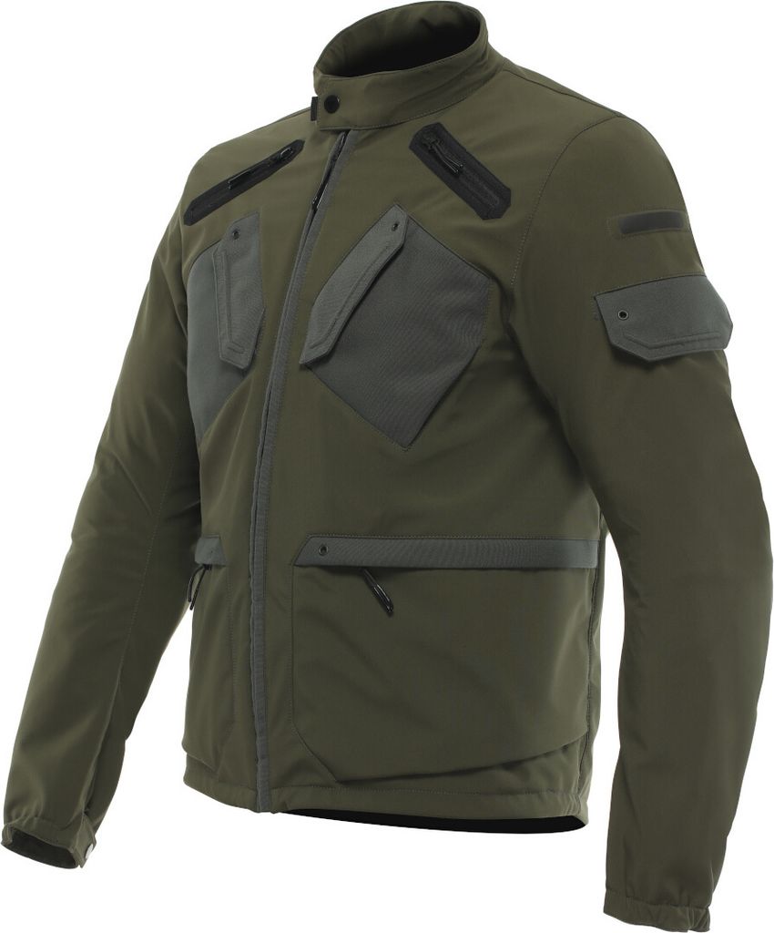 Dainese Lario Motorrad Textiljacke, dunkelgrün, 56