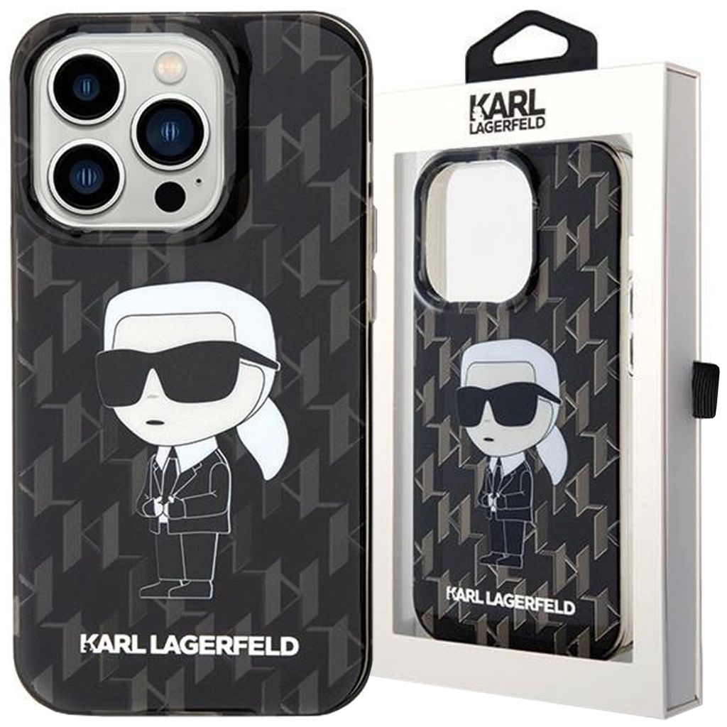 Karl Lagerfeld Monogram Icon Etui Für Iphone 15 Pro Max - Produktbild 