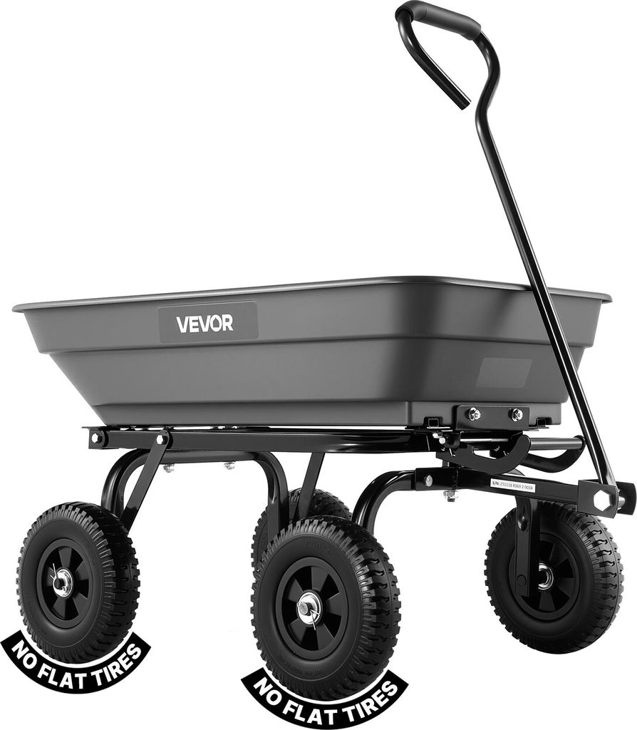 VEVOR Gartenwagen mit Kippfunktion, 181 kg Belastbarer Produktbild 
