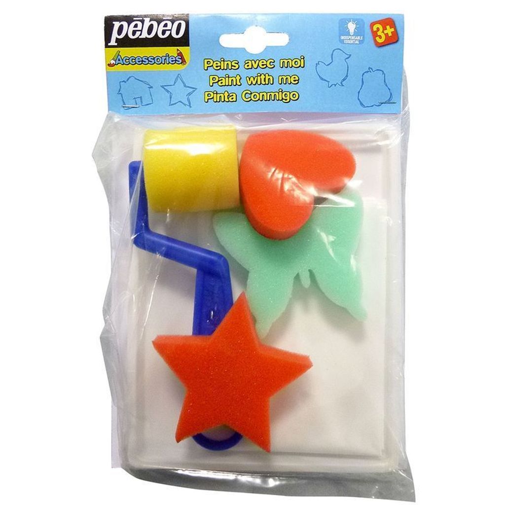 Set mit gemischtem malzubehör für kinder