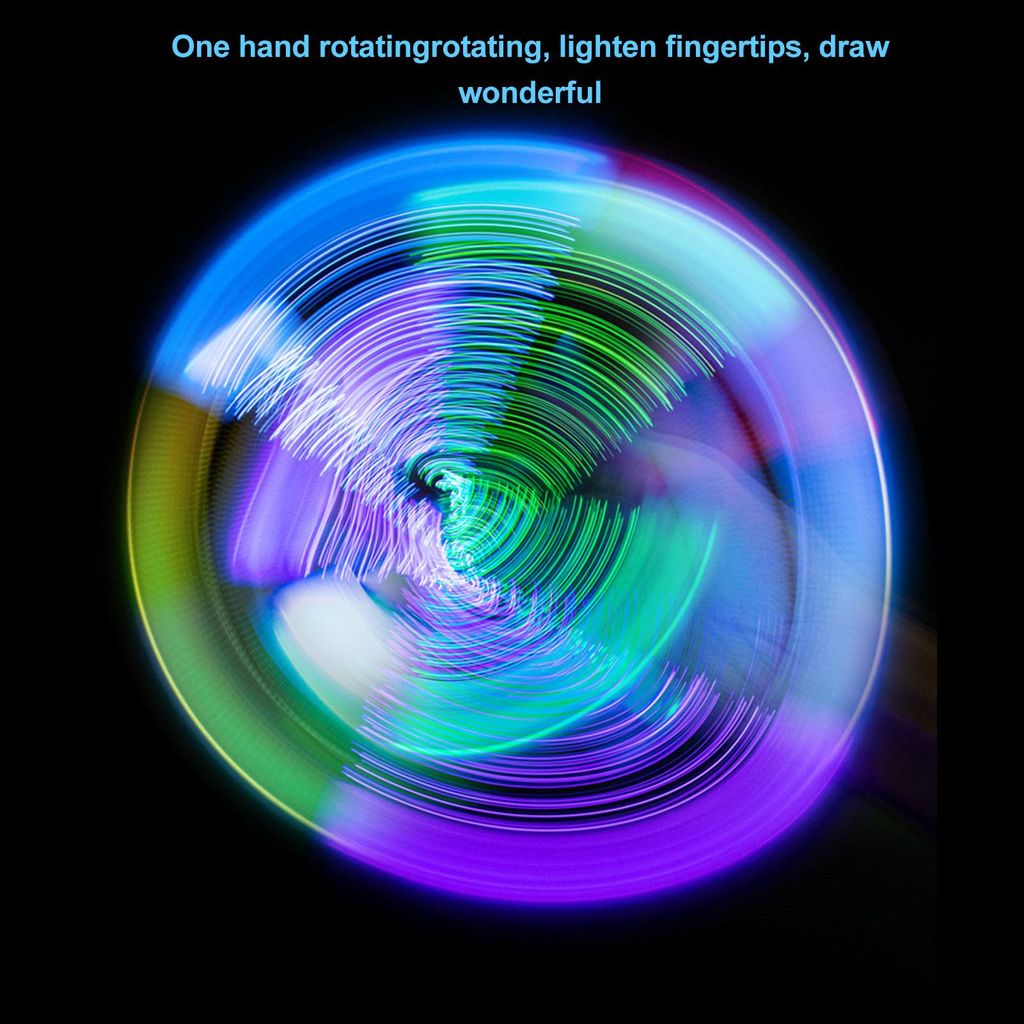 Rotierender Stift mit rollenden Fingern, Stressabbau, rutschfeste, leuchtende Blase