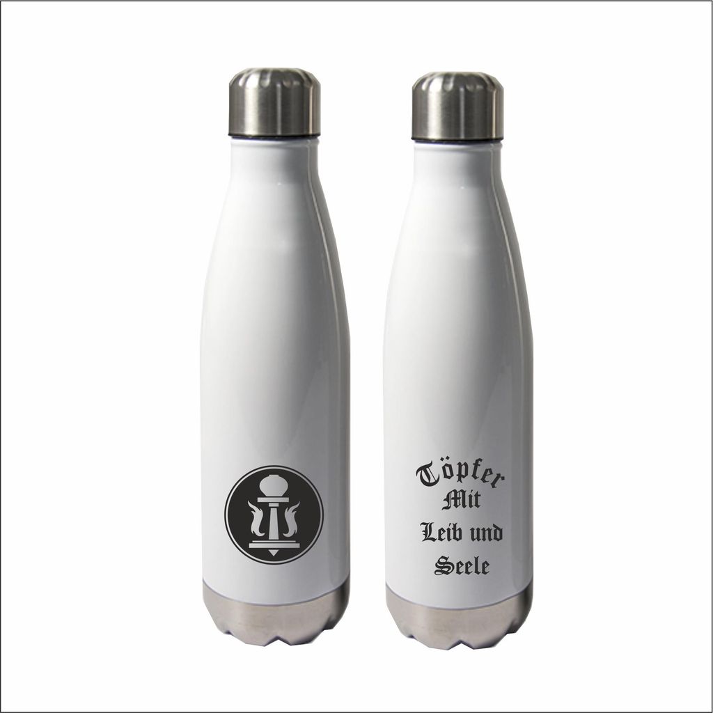 Thermosflasche "Nico" mit Logo Töpfer Nur Gott steht über uns