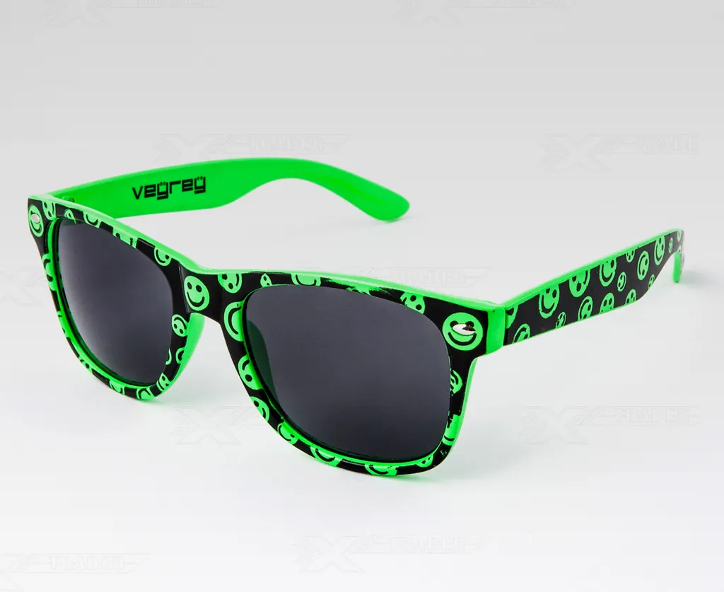 Occhiali da sole OEM Nerd Smiley Verde