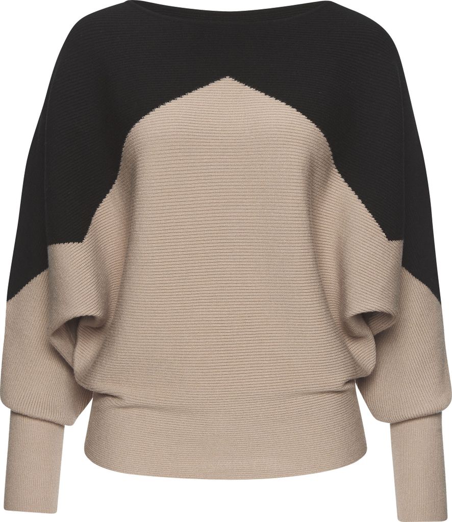 LASCANA Strickpullover mit Colorblock-Optik und leichten Produktbild 
