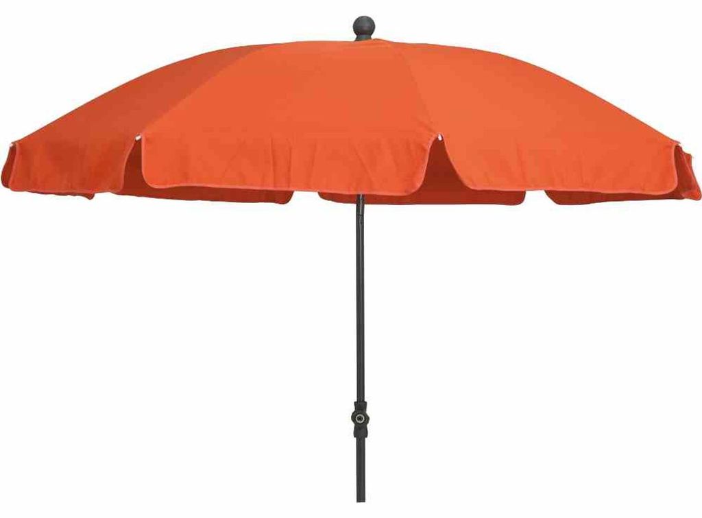 Parasol Tropico Mittelstockschirm, anthracite/terracotta, Image du produit 